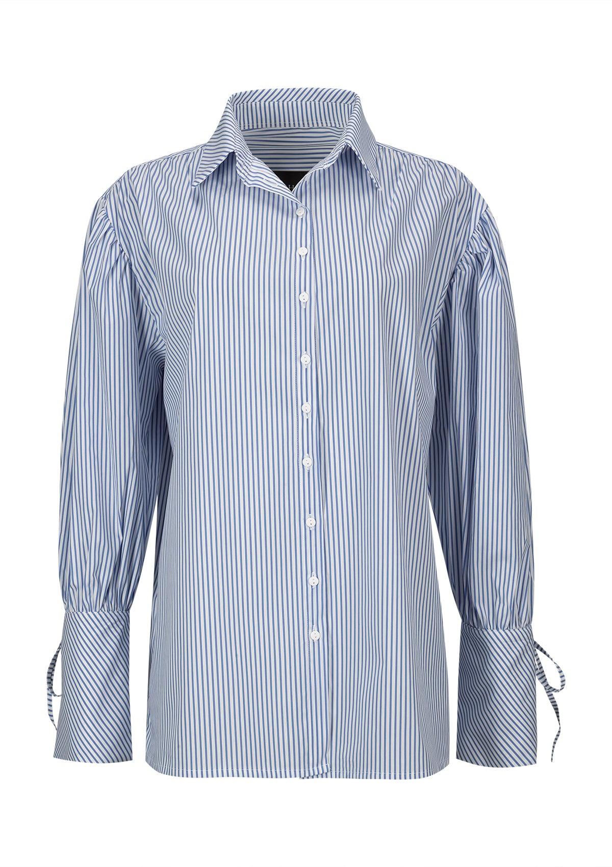 EMMA SHIRT BLUE - Mirah Maja
