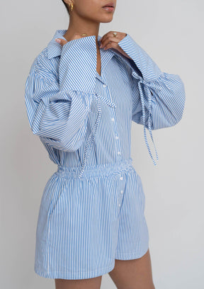 EMMA SHIRT BLUE - Mirah Maja