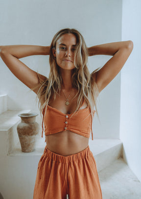 ORCHID TIE TOP - Mirah Maja